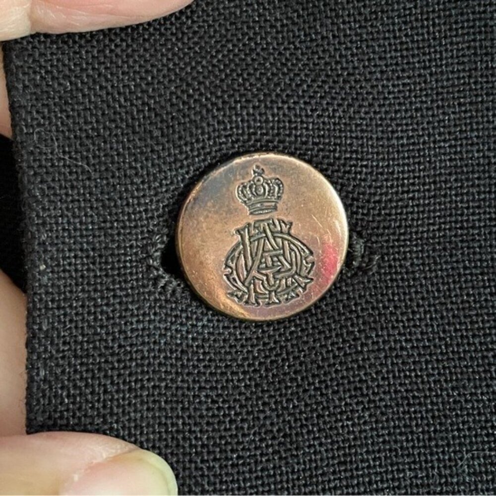 Vintage Christian Dior Black Double Breasted Wool Blend Blazer - 44 Long 🇨🇦 - Picture 6 of 13